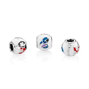 Pandora Disney Charm Lilo & Stitch #796338ENMX NEW W/tag